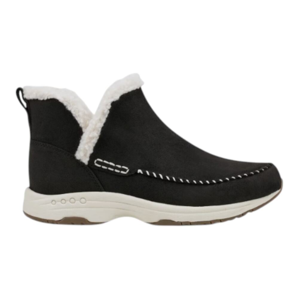 Easy Spirit Women's Tuva Cozy Pull On Booties Black Size 9 1/2 - Picture 2 of 5